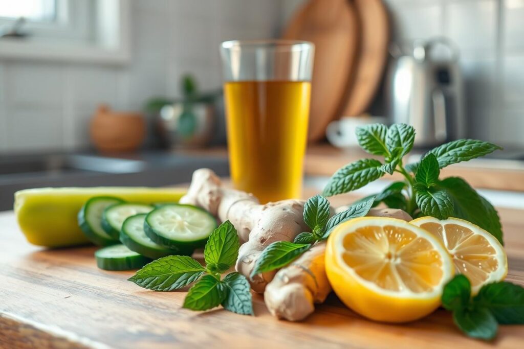 Como desinchar de maneira natural depois de comer muito no final de semana, chás